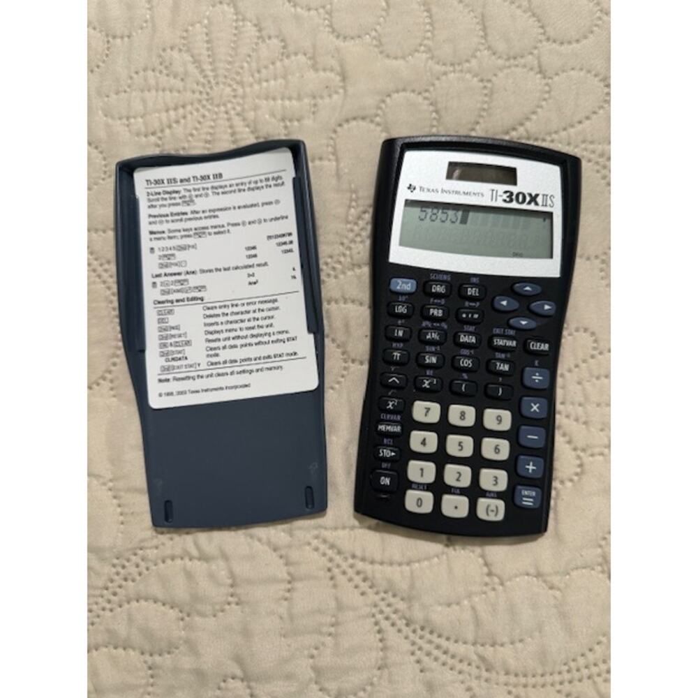 Texas Instruments TI-30X IIS Solar Scientific Calculator